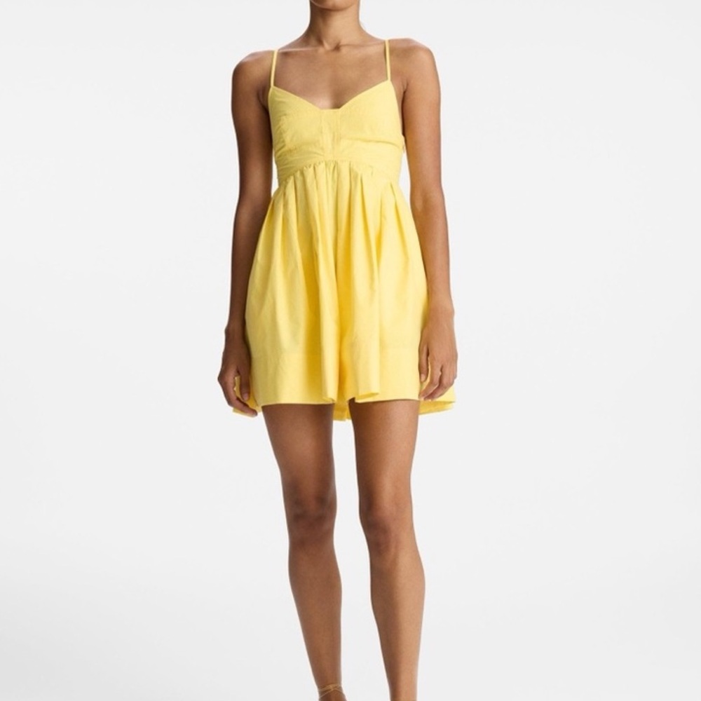 A.L.C. Sunny Yellow Mini Dress